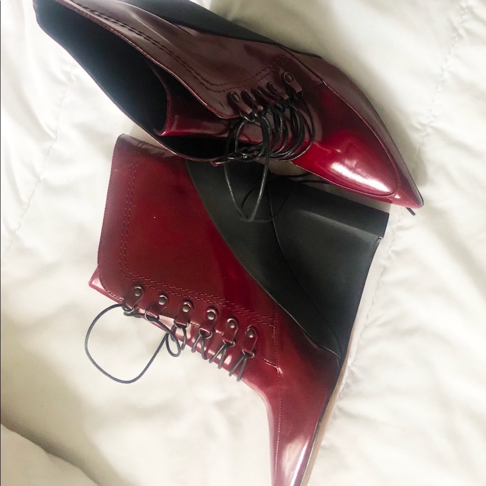 Derek Lam wedge heel boots 💯 authentic - Picture 4 of 8